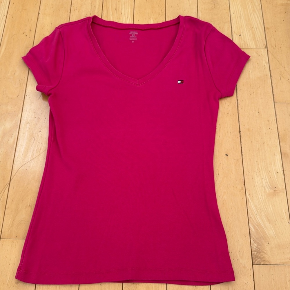Woman Tommy Hilfiger short sleeve shirt size small